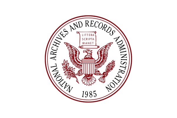 National Archives and Records Administration official seal logo.