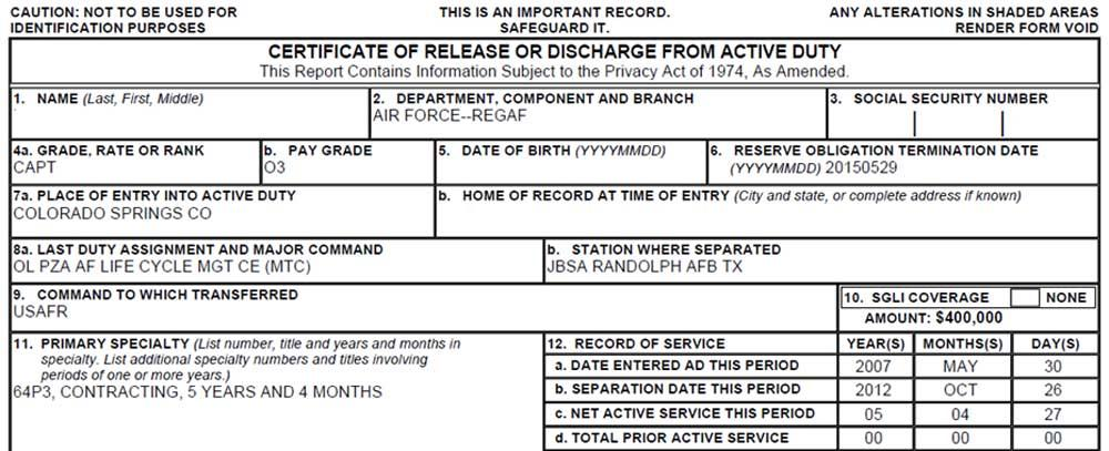 Securing Your Military Record How To Get A Copy Of DD214   Image From National Guard Association Of The United States 